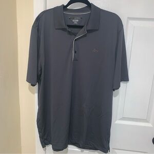 Greg Norman Play Dry Men’s Short Sleeve Shirt 3/4 Button Size XL Dark Gray
